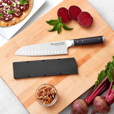 FACA KITCHENAID SANTOKU 31CM 7'' COM CAPA PROTETORA KOG7IKSSOHOBA