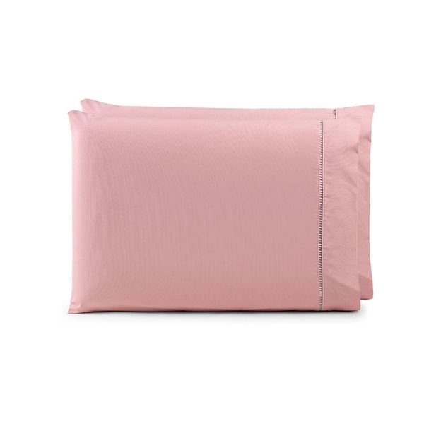Par de Fronhas 70cm x 50cm 2 Peças Paris Percal 150 Fios 100% Algodão - Rosê
