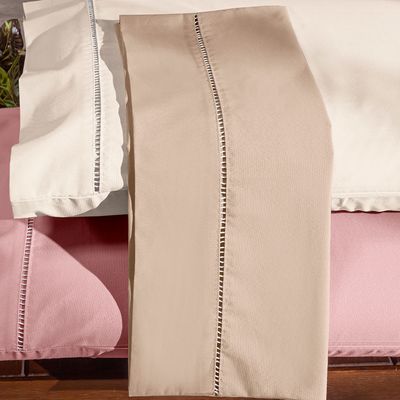 Par de Fronhas 70cm x 50cm 2 Peças Paris  Percal 150 Fios 100% Algodão - Rosê