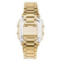 Relógio Mormaii Masculino Ref: Mo04001a/7d Vintage Digital Dourado