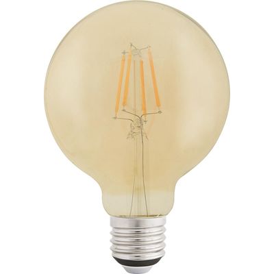 Lâmpada LED de Filamento Tramontina G95 4W 2200K luz Amarela