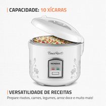 Panela Elétrica de Arroz Mondial Bianca Rice PE-10 10 Xícaras - Branca