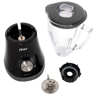 Liquidificador Oster Super Chef Preto com Copo de Vidro 750W e 8 Velocidades Preto / 220