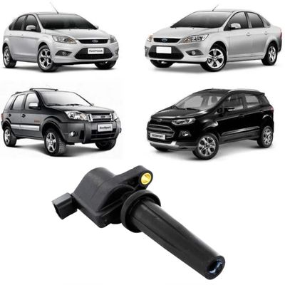Bobina de Ignição Ford Focus 2005 a 2013 Ecosport 2003 a 2017 Motor 2.0 16V Duratec - NGK
