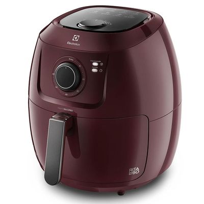 Fritadeira Elétrica Sem Óleo Air Fryer Electrolux Family Efficient Por Rita Lobo EAF51 5L  Vermelha Escura Vermelho / 110