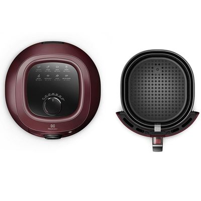 Fritadeira Elétrica Sem Óleo Air Fryer Electrolux Family Efficient Por Rita Lobo EAF51 5L  Vermelha Escura Vermelho / 110