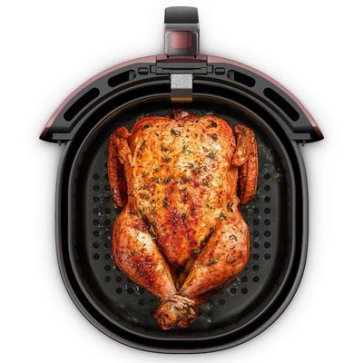 Fritadeira Elétrica Sem Óleo Air Fryer Electrolux Family Efficient Por Rita Lobo EAF51 5L  Vermelha Escura Vermelho / 110