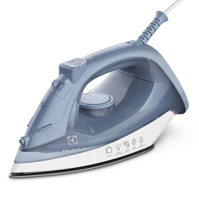 Ferro de Passar a Vapor Electrolux Efficient ESI10 com Spray e Base Antiaderente - Azul azul / 110