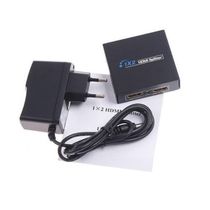 Adaptador Hdmi 1.4 Splitter Duplicador 2x1 Tv Monitor Full Hd 3D