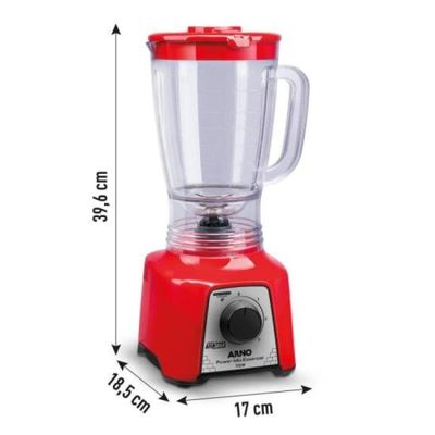 Liquidificador ARNO Power MIX Essential Vermelho 127V