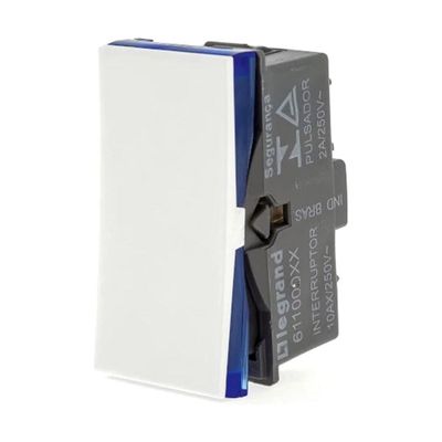 Interruptor Paralel 10A 250V B.parafuso 1M Branca 611001BC