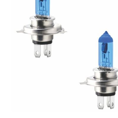Par de Lampadas Halogenia Super Brancas CODE/TECH ONE 12V H4 60/55W