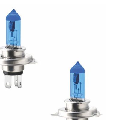 Par de Lampadas Halogenia Super Brancas CODE/TECH ONE 12V H4 60/55W