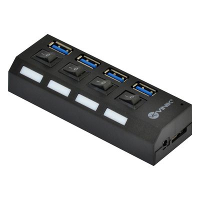 Hub USB 3.0 4 Portas com Interruptor HUV-50