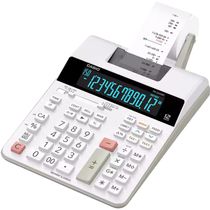 Calculadora com Bobina, Display LCD, 2.0 Linha , com Rela"gio e Calendario, FR-2650RC-B-DC Branca