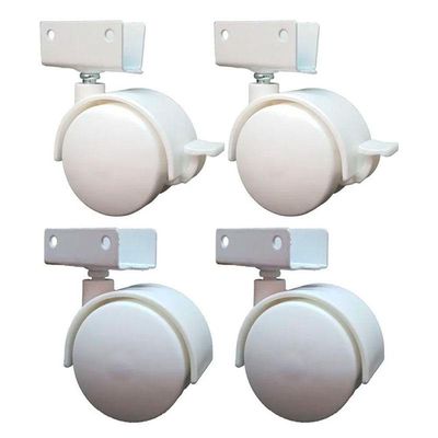 Kit Rodízio Rb40 Branco - Bigfer