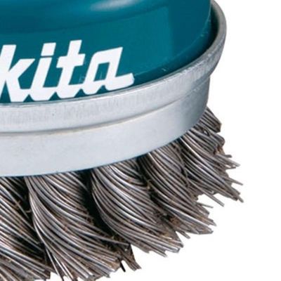 Escova Aço Copo 60 Mm M14 Trançado 2 Cx Pap Makita
