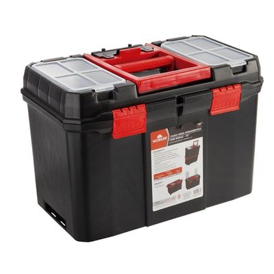 Caixa Plástica Para Ferramentas 18'' Com Rodas Worker