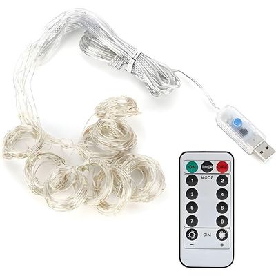 Cortina De Led Decoração Com Controle Natal