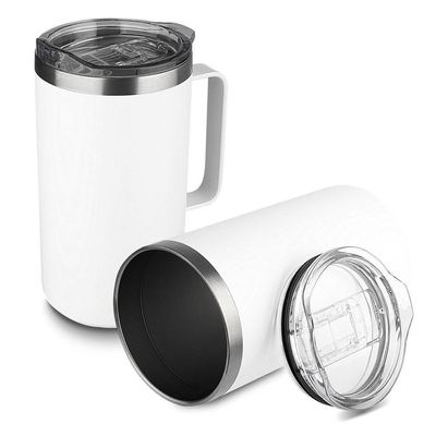 Caneca Térmica Com Tampa De 750ml All White
