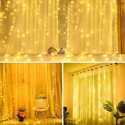 Cortina De Led Decoração Com Controle Natal