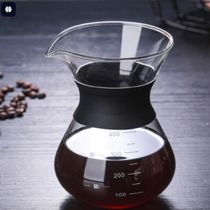Cafeteira Vidro Com Coador Inox Filtro Passador Cafe 400ml Bule Jarra Manual Boro Borossilicato