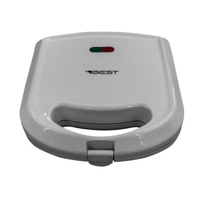 Sanduicheira Mini Grill Antiaderente Inox Branco 110V