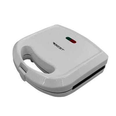 Sanduicheira Mini Grill Antiaderente Inox Branco 110V
