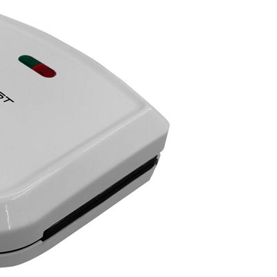 Sanduicheira Mini Grill Antiaderente Inox Branco 110V