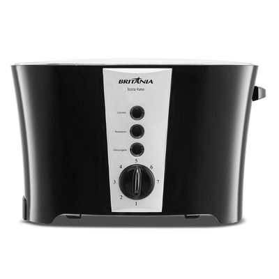 Torradeira De Pão Tosta Pane Britânia Preta 220V