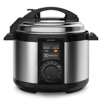 Panela De Pressão Elétrica Electrolux 3L Efficient Por Rita Lobo PCE15 Preta Com Inox 220V
