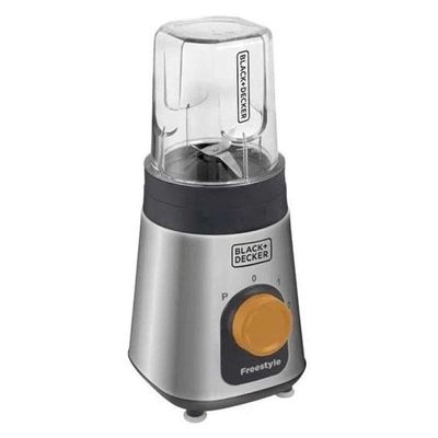 Liquidificador E Processador Portátil Freestyle Em Inox 220V