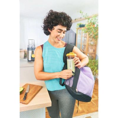 Liquidificador E Processador Portátil Freestyle Em Inox 220V