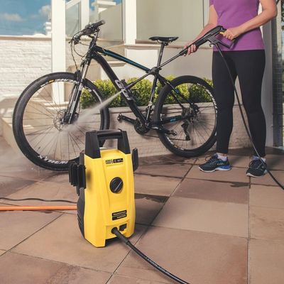 Lavadora Lava Jato Alta Pressão 1200w 110V + Mangueira Verde Pvc 15m Com Acessórios Tramontina 110V