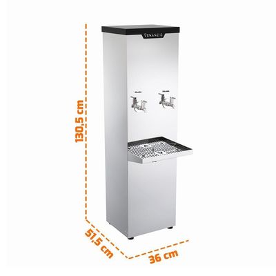 Kit Bebedouro Industrial 25 Litros Refrigerado Inox Bi25l 220V + Filtro - Venâncio 220V