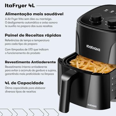 Fritadeira Itatiaia Itafryer Pro 4L 110V
