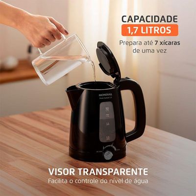 Chaleira Elétrica Pratic Control 17L Mondial CE-17-BC 110V