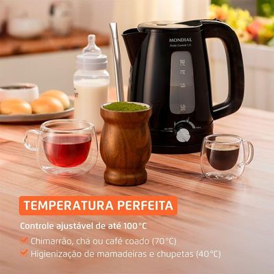 Chaleira Elétrica Pratic Control 17L Mondial CE-17-BC 110V