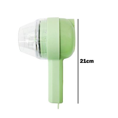 Cortador Triturador Elétrico Vegetais E Carnes Usb Verde