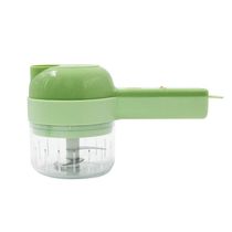 Cortador Triturador Elétrico Vegetais E Carnes Usb Verde