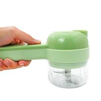 Cortador Triturador Elétrico Vegetais E Carnes Usb Verde