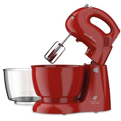 Batedeira Britania Perola Cristal Duo 4vel 500w - 33401219 Vermelho 110 Volts