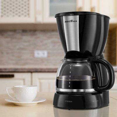 Cafeteira Britânia CP30 Inox Preta 110V