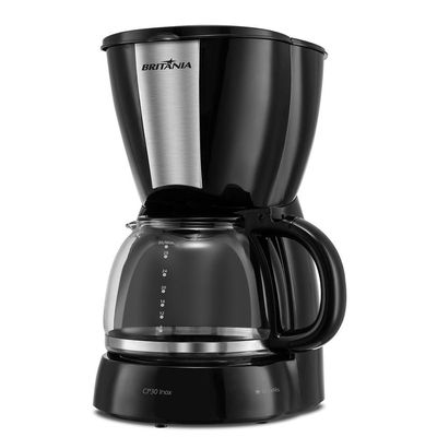 Cafeteira Britânia CP30 Inox Preta 110V