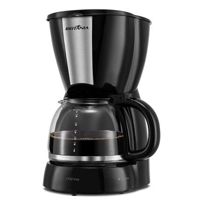 Cafeteira Britânia CP30 Inox Preta 110V