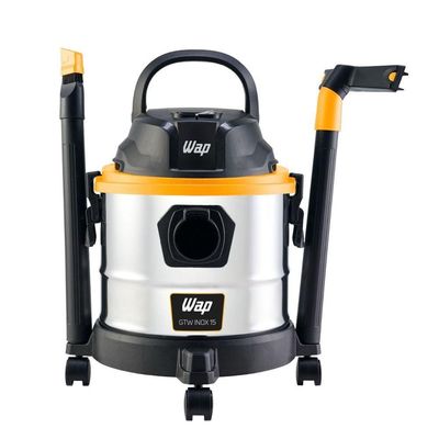Aspirador De Pó E Água WAP Gtw Inox 15 Bocal De Sopro 110V