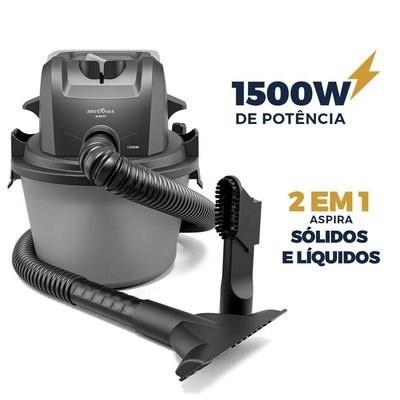 Aspirador De Pó E água Britânia 6L 1500W BAS71 110V