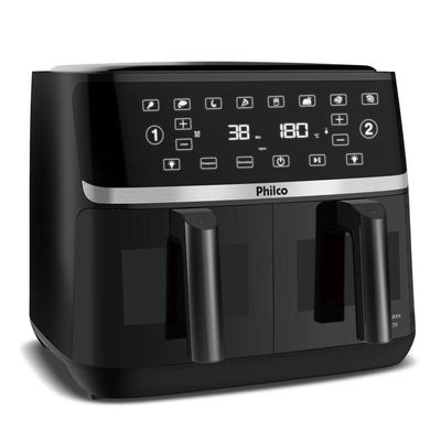Air Fryer Philco 10L Cesto Duplo 2000W PAF10A 220V