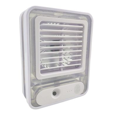 Ventilador Umidificador De Mesa Touch 3 Velocidades Led Usb Portatil Silencioso