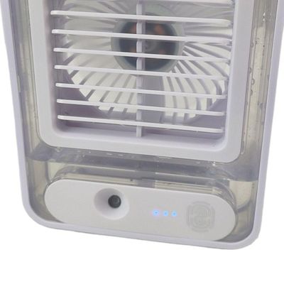 Ventilador Umidificador De Mesa Touch 3 Velocidades Led Usb Portatil Silencioso